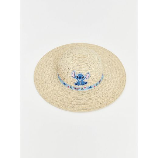 LC Waikiki Chapeau de paille pour bébé fille brodé Stitch - image 2