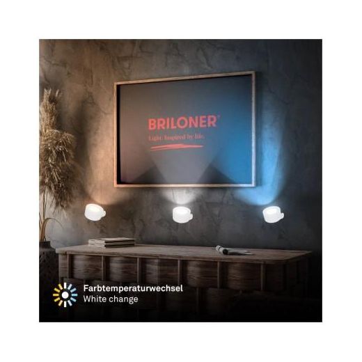 Generic Applique LED Tactile 360° – Lampe Murale Sans Fil avec Télécommande - image 4