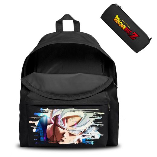 Generic Dragon Ball Z Anime Goku & Vegeta Super Saiyan Style 2 - Cartable & Trousse Backpack Scolaire - image 2