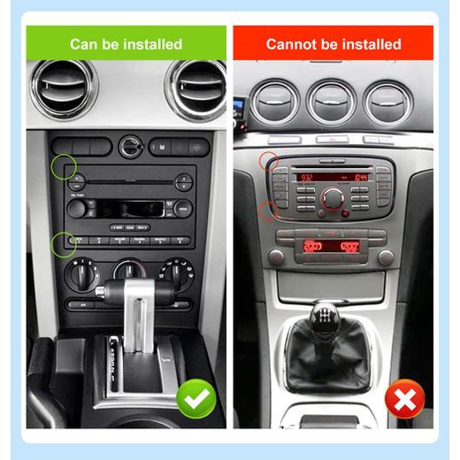 JMANCE مشغل راديو سيارة أندرويد 7" خاص Ford 4G64G - image 3
