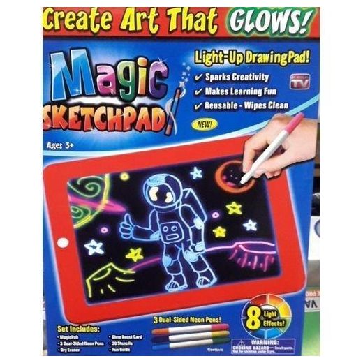 Generic Tablette Magique 3D planche à dessin créative enfants enfants stylo LED lumières - image 2