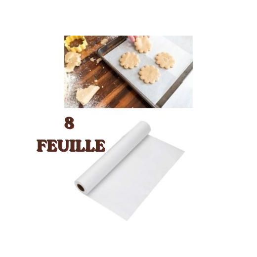 Generic Lot de 8 Feuilles Réutilisables pour Cuisson au Four