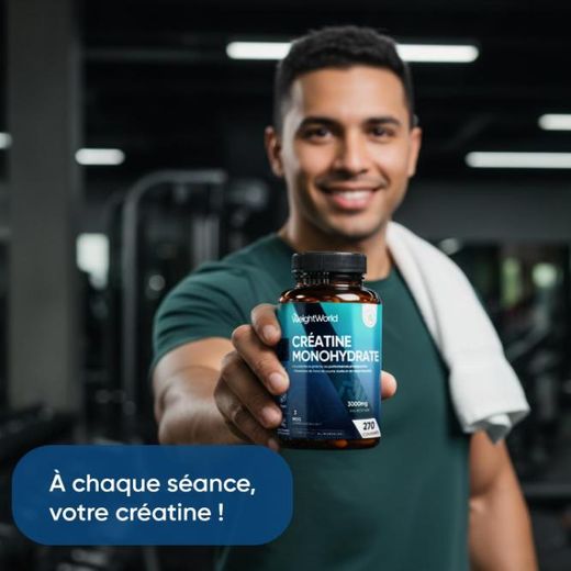 WeightWorld Creatine Monohydrate 3000 mg – 270 Comprimés , Créatine pour Sport & Performance - image 3
