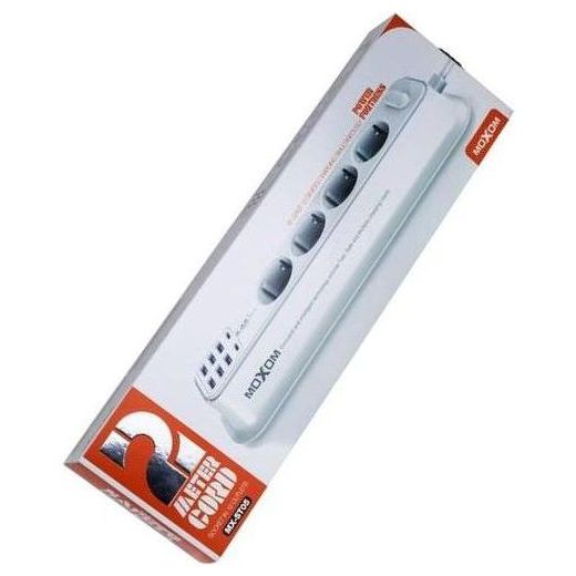 MOXOM Bloc Multiprise Rallonge 2 métres 4 Prises, 6 ports Usb 3.4A  2 port Type C - image 3