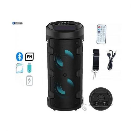 Generic Speaker Haut parleur Super Bass Bluetooth ZQS4210 LED-Karoke avec télécommande