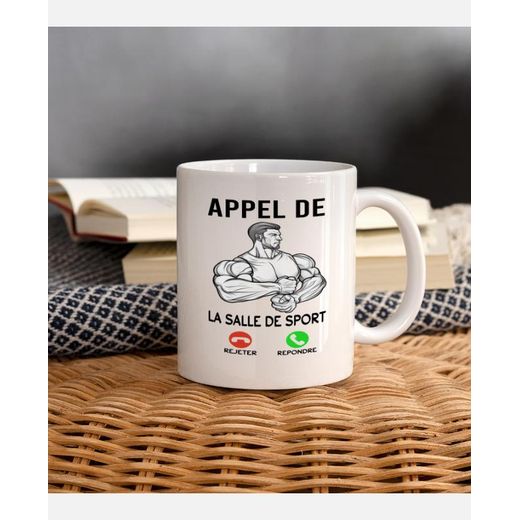 Generic Mug tasse de café et Thé en céramique - Appel de la salle de sport