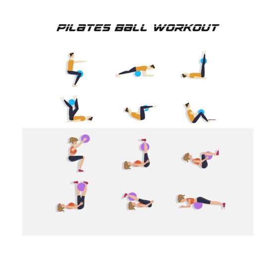 Generic Ballon de Gym, 45 cm - ballon d'exercice, pilates et yoga, entraînement corporel, physiothérapie et amélioration de l'équilibre à la maison, au gymnase et au salon de jeu de bureau - image 2