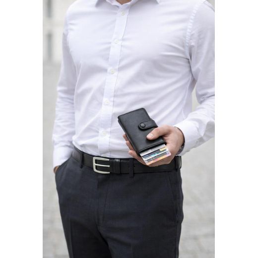 Generic Ceinture en cuir pour hommes couleur noir - image 2