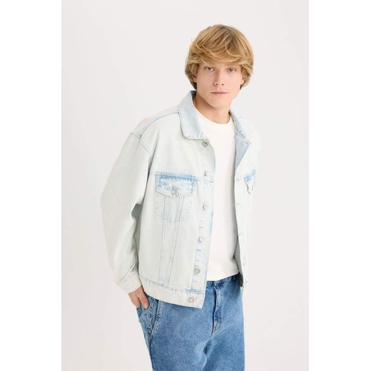 Defacto Veste en jean oversize - image 4
