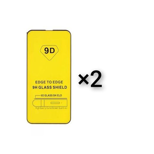 Lot 2 pcs verre trempé 9d incassable film protection afficheur chocs/rayeur smartphone OPPO A5 2020