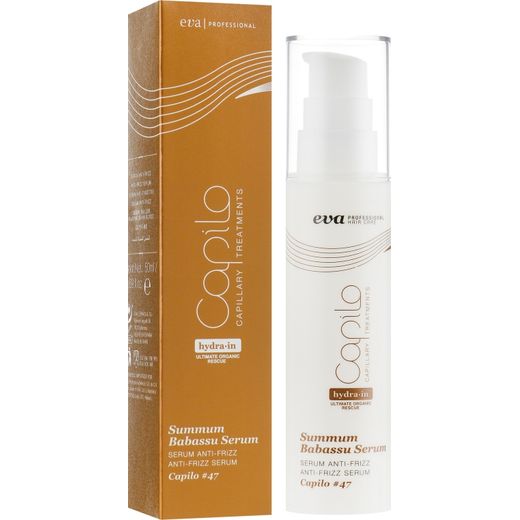 Eva professional مصل سوموم باباسو المضاد للتجعد للشعر الجاف والتالف.