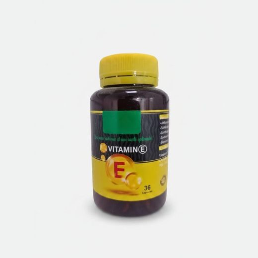 Vitamine E - Antioxydant et Santé de la Peau - 36 Capsules