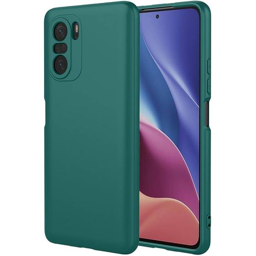 Pochette pour Xiaomi Poco F3/ Xiaomi Mi 11i 5G en silicone liquide : vert 