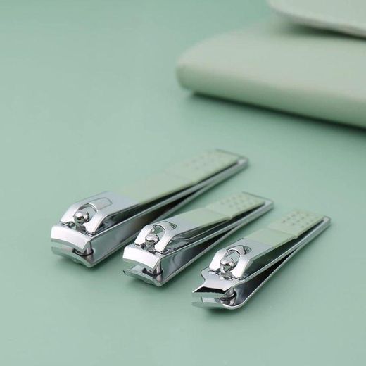 Generic Kit Manucure Pedicure Coupe Ongle, 16 pcs Kit Manucure Pedicure Coupe Ongle Professionnel Coupe Cuticule, Ensemble de Coupe-ongles de Voyage avec Sac de Voyage en Cuir, pour Femme et Hommes. - image 4