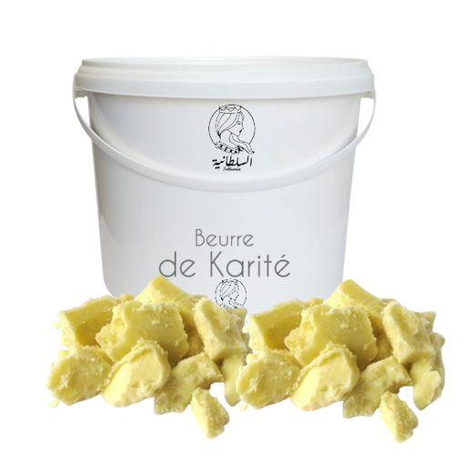 SOLTANIA Beurre de Karité naturel Hydratant Nourrissant Corps & Cheveux cosmétique et alimentaire 1000gr