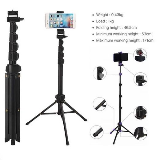 Jmary MT-36 Trépied Phone Extensible  photographie VideoVlog - image 3