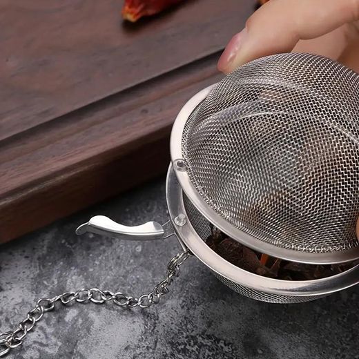 Generic 3 Pièces Infuseur à Thé en Acier Inoxydable – Boules d’Assaisonnement Multifonctions pour Thé, Herbes, Épices et Mijotés – Filtre Durable, Anti-Rouille, Idéal pour Cuisine et Service à Thé - image 3