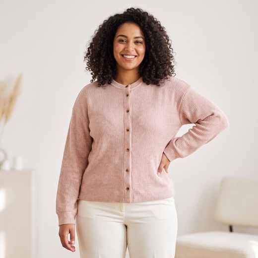 Marwa Pull À Boutons - PULECOH26 - Light Pink