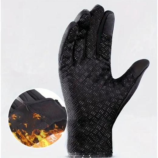 Generic Gants de moto thermiques chauds, cyclisme, ski, camping, randonnée, automne - image 2