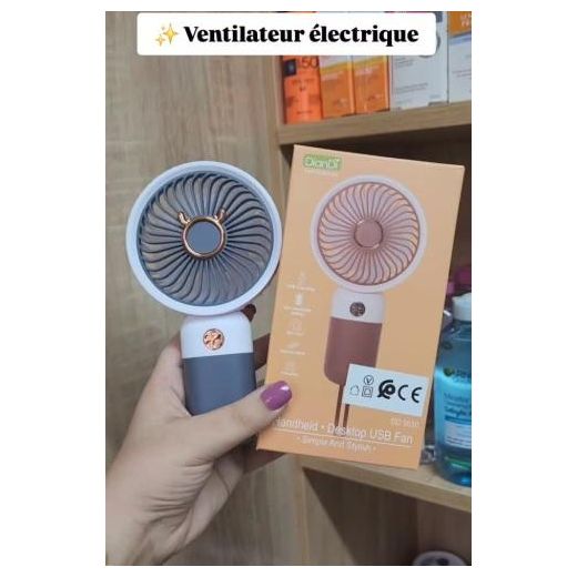 Generic Mini ventilateur électrique portable - image 2