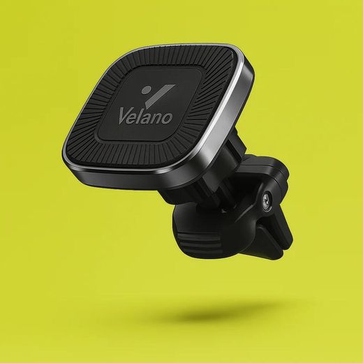 Velano Support Téléphone Voiture Magnétique VR-05 – Fixation Grille d’Aération avec Crochet Renforcé