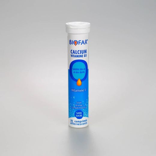 Biofar  Calcium vitamine D3 20Comprimés