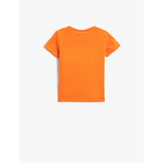 Koton T-SHIRT MANCHES COURTES POUR BÉBÉ GARÇON - ORANGE - image 2