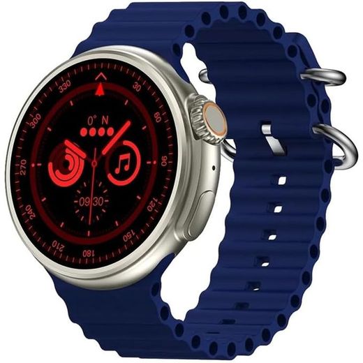 Generic Smart Watch AMOLED Smartwatch Bluetooth, Charge sans fil , Appel, NFC- Z78 ultra