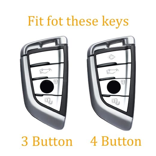 Generic TPU Car Remote Key Case Cover Shell Fob for BMW - image 3