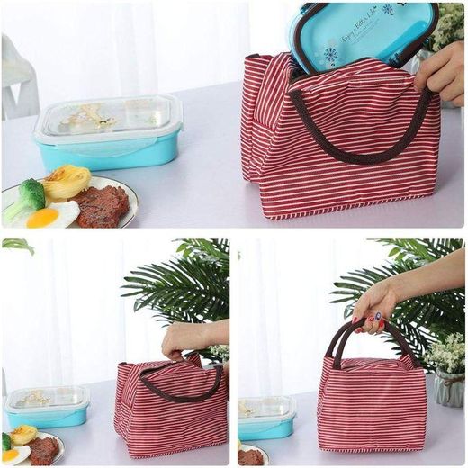 Generic Sac de repas isotherme pour école,bureau,pique-nique,Sac à déjeuner isotherme,boîte à lunch isotherme,Repas déjeuner - image 3