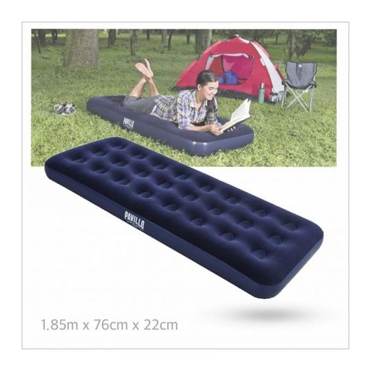 Bestway Matelas Gonflable, Matelas luxe pour  camping 1 Place