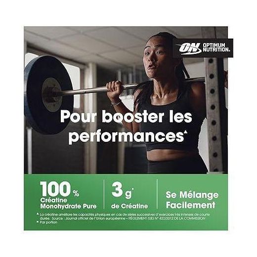 Optimum Nutrition Pack Puissance & Musculation - Micronised Creatine Powder 317g Neutre + Vitamins & Minerals - Redberry 10 Comprimés - image 3