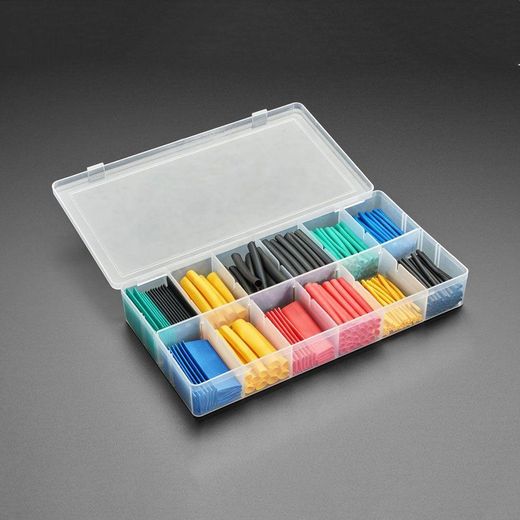 Generic Kits de tubes thermorétractables en plastique de protection environnementale colorés, Tube thermorétractable en PE ignifuge pour protection d'isolation - image 4