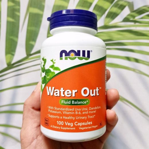 Now Foods Water Out , Équilibre hydrique - Favorise la santé voies urinaires - 100 capsules