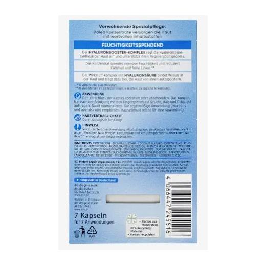Dm Balea Ampoule Concentré d'acide hyaluronique, 7 capsules - image 3