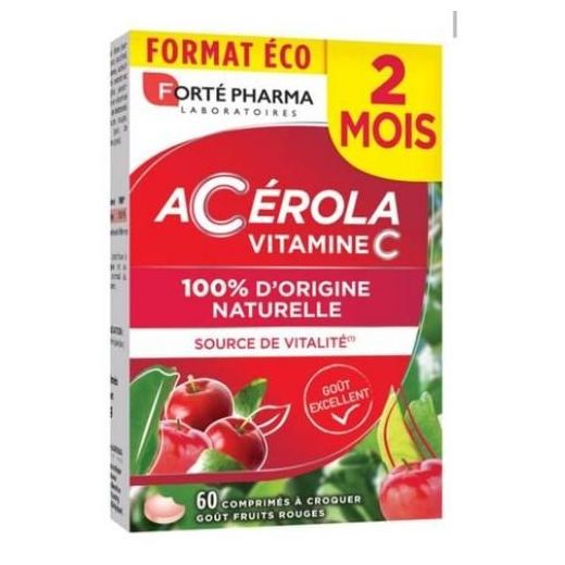 Forte Pharma Acerola Vitamine C 60 comprimés à croquer