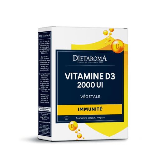 Dietaroma VITAMINE D3 VÉGÉTALE 2000UI