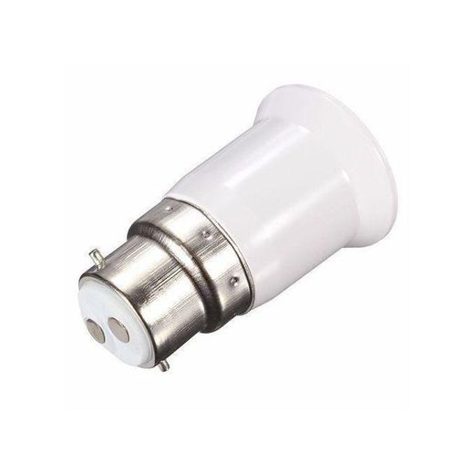 Generic 4 Pièces Adaptateur Ampoule B22 vers E27 – Convertisseur Douille B22 en E27, Adaptateur Culot Ampoule LED, Support Lampe Universel pour Ampoule LED, Économie d'Énergie - image 2