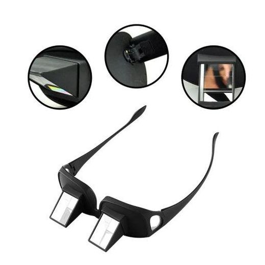 Generic Lunettes intelligentes sur le lit, lunettes de lecture horizontales, périscope paresseux, vue assise, prisme de lit, lunettes de télévision, seulement infirmière