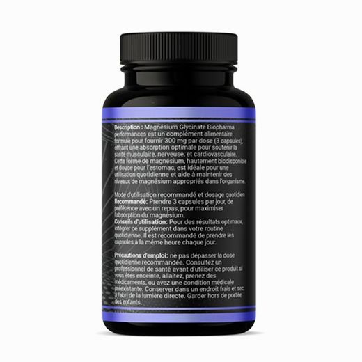 Herboteca Magnésium Glycinate 300mg per serving - 90 capsules - image 3