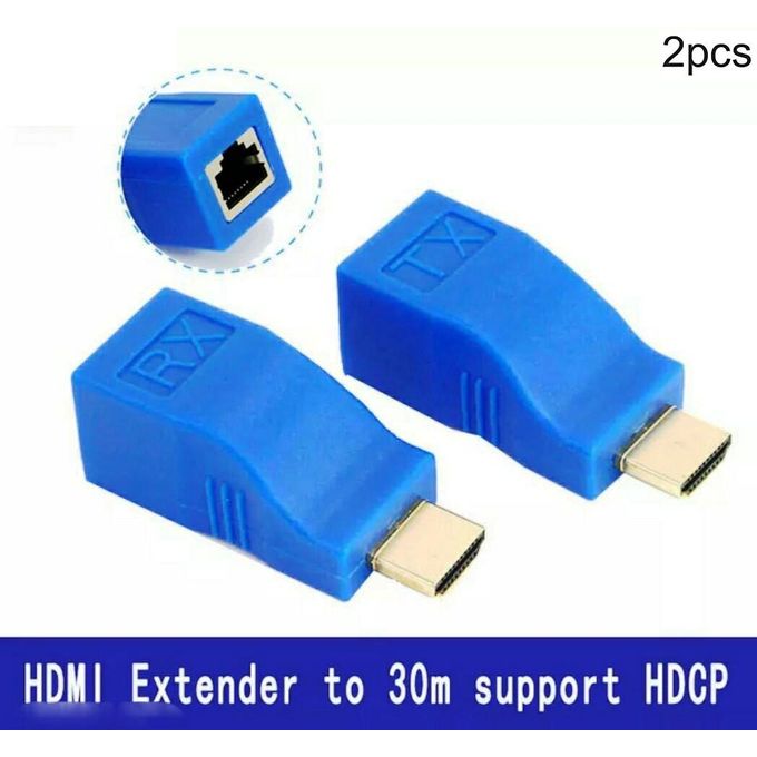 Sans Marque Adaptateur HDMI - RJ45 Extender à prix pas cher