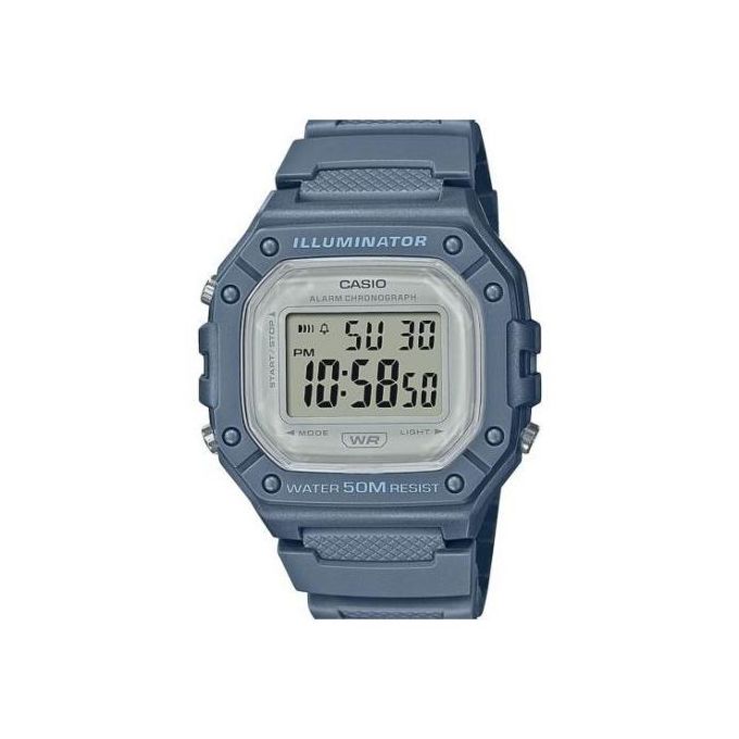 Compare Casio W218 HC2AVDF Bleu Ciel en silicone Affhage digitale Sport Etanche Price