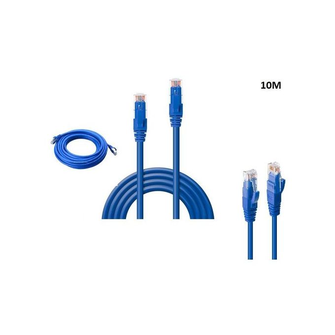 Cable ethernet 10m avec raccords