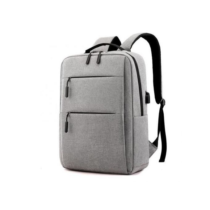 Generic Sac à dos Unisex pour ordinateur Portable avec chargeur USB à prix  pas cher