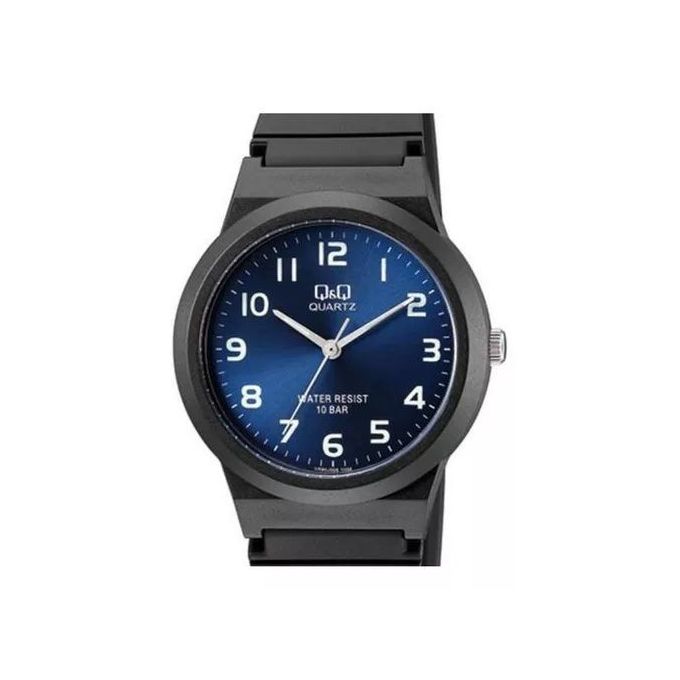 Q Q VR90J006Y Montre Homme Cadran Bleu Quartz Polym re tanche