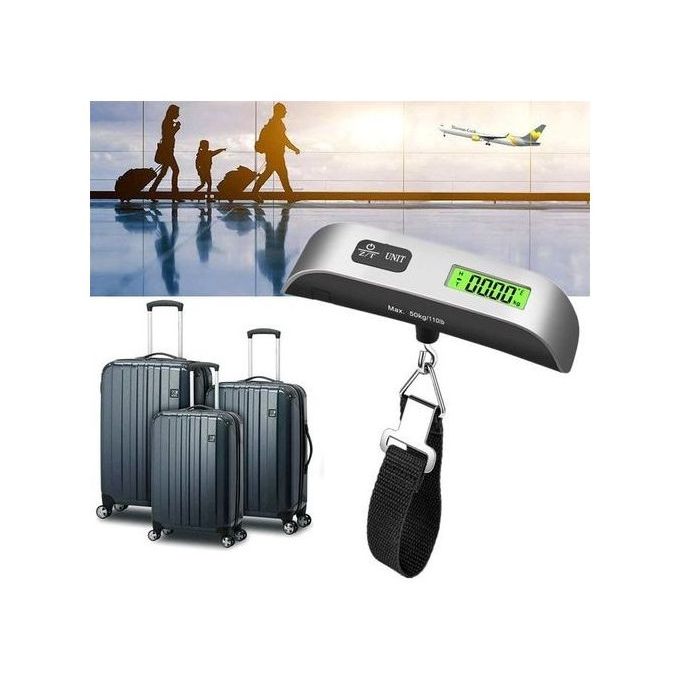 Pèse Bagages Numérique – Peseur De Sac De Voyage Portable Avec Crochet, Capacité De 110 Lb/50 Kg, Écran LCD Du 3,51 € | DHgate