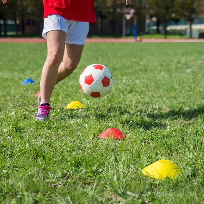 Plots de Marquage pour Football,Plots de Délimitation,Plots Entrainement,Marquage Cônes,Disques d'Entraînement,Cones de Sport pour Délimitation,Plots pour Délimitation Entraînement Football (20