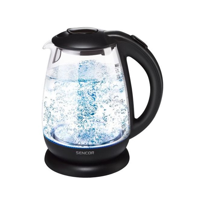 Bouilloire électrique sencor en verre 1.7 L Filtre anti-calcaire