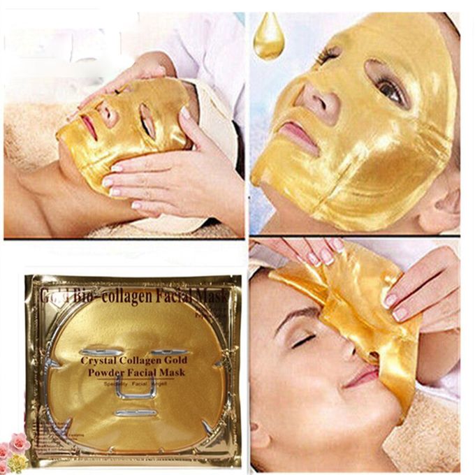 Crystal Collagen Gold Masque Visage Facial Au Cristal De Collagène Bio Anti âge Hydratant Masque 6747