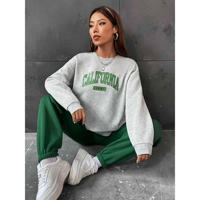 Generic Survêtement 2 Pièces Ensemble Jogging Hoodies Femmes Ref 60 - Vert  à prix pas cher